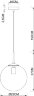 Подвесной светильник Arte Lamp A1561SP-1PB