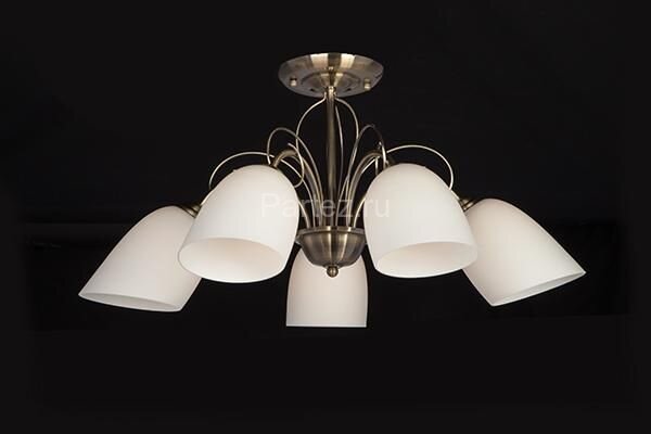 Потолочная люстра Eurosvet 30107/5 античная бронза