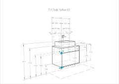 Тумба под раковину AQUATON Лофт Урбан 65 1A254001LQX60 дуб орегон/серый графит (1A254001LQX60)