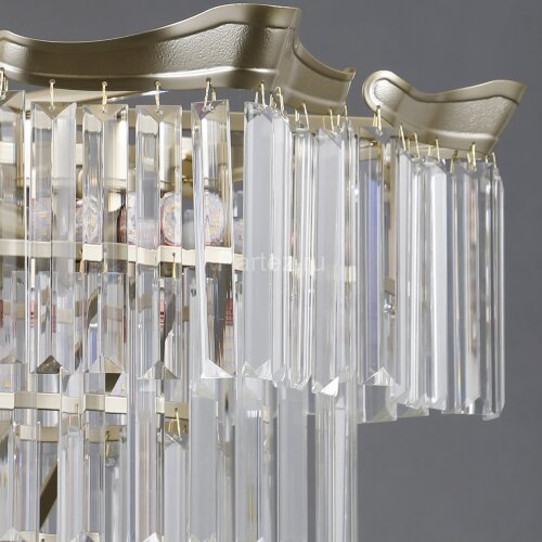 Подвесная люстра ILLUMICO IL3575-6+3PSQ-24 GD LYRA