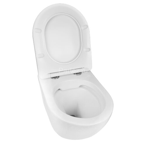 Сет AZARIO инсталляция + унитаз Gloria с быстросъемным сидением микролифт + клавиша черная матовая (