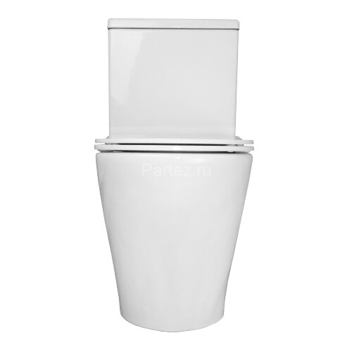 Унитаз-компакт Azario Flin 365х590х790 напольный, безободковый с быстросъемным сиденьем микролифт (A