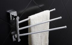 Полотенцедержатель Fixsen Kvadro рога тройные, хром (FX-61302A-3)