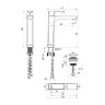 Смеситель Lemark Ursus LM7209BG для раковины монолитный