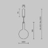 Подвесной светильник Maytoni MOD182PL-L4CG3K
