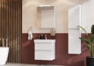 Тумба под раковину Roca Oleta 60 подвесная, 2 ящика, белый матовый (A857639501)