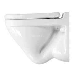 Унитаз подвесной Sanita Luxe Attica 345х495х400 с сидением микролифт (WC.WH/Attica/DM/WHT.G/S1)