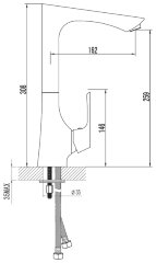 Смеситель для кухни Lemark Unit LM4505C