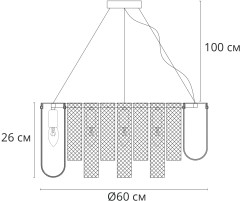 Подвесная люстра Arte Lamp A4074LM-10CC