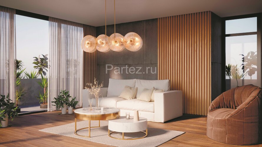 Потолочная люстра Maytoni MOD007PL-08G1