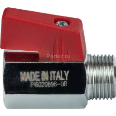 Кран шаровой мини ВР/НР 3/8 &quot; Stout