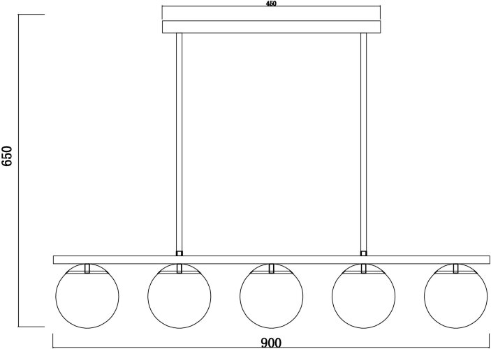 Потолочная люстра Freya FR5199PL-05B
