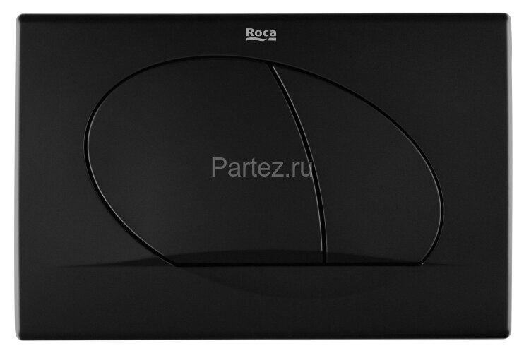 Кнопка смыва Roca Active 42B механическая, пластик, чёрный матовый (7.8901.1.40B.6)