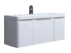 Тумба под раковину AQUATON Шерилл 105 подвесная, белая (1A206301SH010)