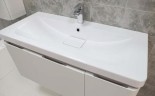 Тумба под раковину AQUATON Шерилл 105 подвесная, белая (1A206301SH010)