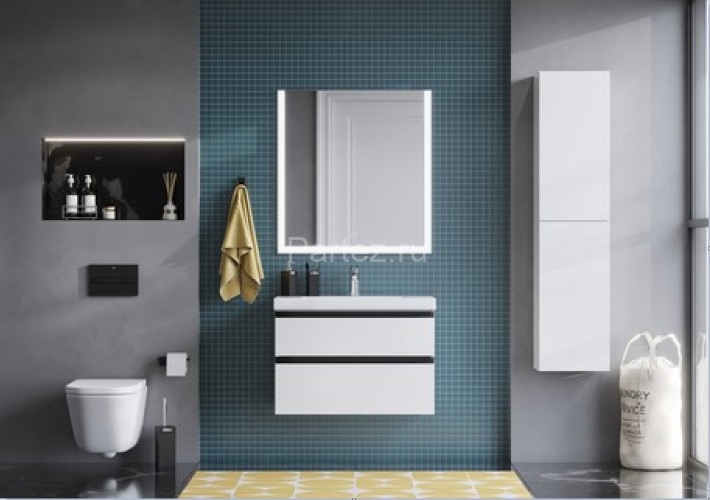 Тумба под раковину Roca Domi 80 см, подвесная, белый глянцевый (7.8575.3.680.6)