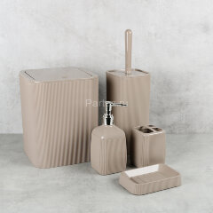 Дозатор для жидкого мыла Fixsen Brown пластик, коричневый (FX-403-1)