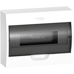 Бокс навесной ОП Easy9 1ряд 12мод. с прозр. дверцей SE EZ9E112S2SRU