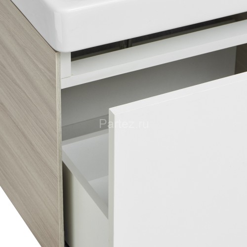 Тумба под раковину AQUATON Асти 70 подвесная, белая (1A263001AXD70)