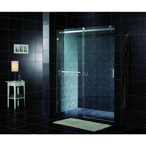 Душевая дверь Roca AREA раздвижная 140х200, толщина полотна 8мм левая, цвет профиля хром