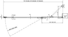 Набор крепежей для душевой двери Ravak Brilliant R Хром (D01000A083)