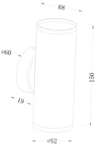 Настенный светильник Maytoni C068WL-02MG
