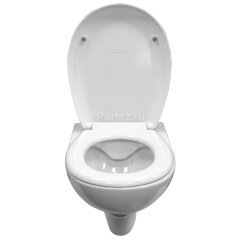 Унитаз подвесной Kale OPTIMUM 350х400х515 безободковый, с сиденьем без микролифта, белый