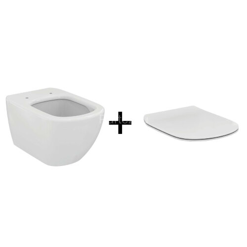 Промо-комплект Ideal Standard Tesi Подвесной унитаз + Сиденье микролифт в подарок (ZZ0001)