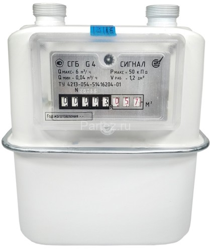 Счетчик газа СГБ G4-1 б/п правый