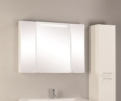 Зеркало-шкаф AQUATON Мадрид 100 с подсветкой, белое (1A111602MA010)