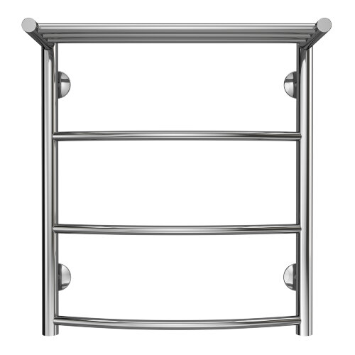 Полотенцесушитель водяной AZARIO VERONA 500/600 с полкой, 3 секции, нижнее/диагональное подключение,