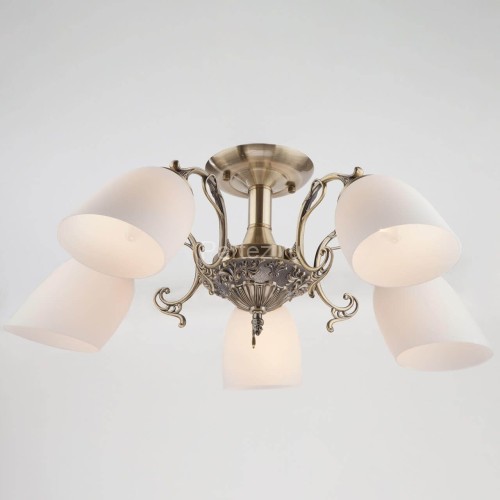 Потолочная люстра Eurosvet 22010/5 античная бронза