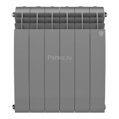 Биметаллический радиатор Royal Thermo BiLiner Silver Satin 500/87-6