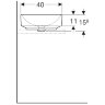 Раковина Geberit VariForm 55х40 см, белая (500.774.01.2)