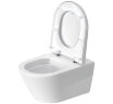 Унитаз подвесной Duravit D-Neo Rimless с креплением Durafix, сиденье микролифт, белый (45770900A1)