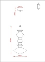 Подвесной светильник Arte Lamp A2442SP-15PB