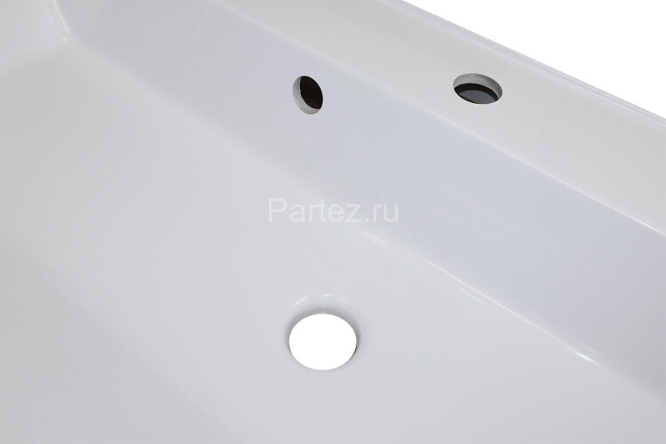 Комплект тумба Azario Velluto 100 1000х450х660 подвесная, с раковиной Slim 100, белый матовый (CS000