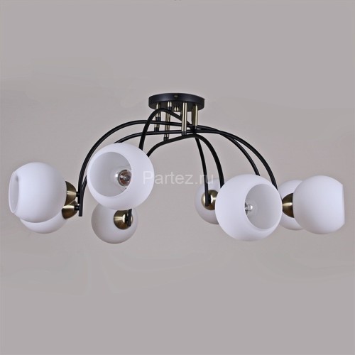 Потолочная люстра ILLUMICO IL0250-8CSQ-79 BK AB