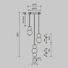 Подвесной светильник Maytoni MOD273PL-L33CH3K