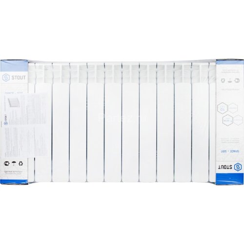 Радиатор биметаллический STOUT Space 500-14