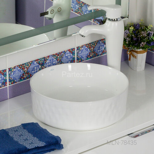 Накладная раковина melana mln-78435