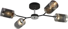 Потолочная люстра Reluce 01405-3.3-04B BK+CR