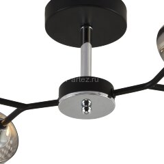 Потолочная люстра Reluce 01405-3.3-04B BK+CR