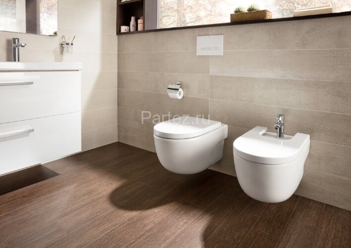 Унитаз подвесной Roca Meridian-N безободковый, скрытый монтаж, белый (7.3462.4.400.0)