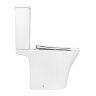 Унитаз-компакт Azario Vois 380х640х785 напольный, безободковый, в комплекте с быстросъемным сиденьем