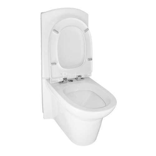 Унитаз-компакт Creo Ceramique LE MANS напольный, скрытый монтаж, с крышкой микролифт (415х705х950)