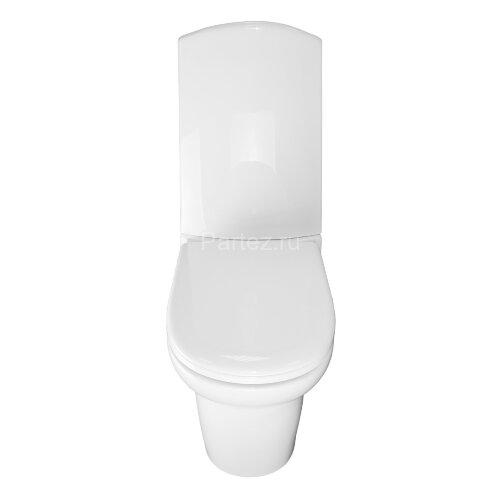 Унитаз-компакт Creo Ceramique LE MANS напольный, скрытый монтаж, с крышкой микролифт (415х705х950)