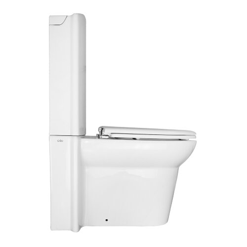 Унитаз-компакт Creo Ceramique LE MANS напольный, скрытый монтаж, с крышкой микролифт (415х705х950)