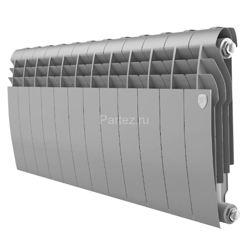 Биметаллический радиатор Royal Thermo BiLiner Silver Satin 350/87-12