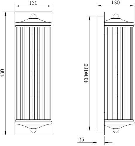 Бра Garda Decor K2KG0604W-1